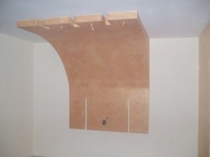 baldachim z p  yty gipsowo kartonowej